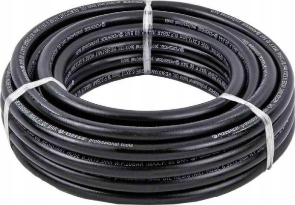 Forsage forstærket olieresistent gummislange 6,3 mm x 10 m