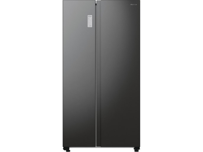 Hisense RS711N4AFE, Fristående, Amerikansk dörr, Svart, LED, På dörren, R600A | Vitvaror - Kyl & Frys - Side-by-Side | GameStuff