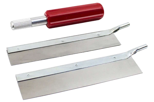 Rasiermesser-Set, K5-Griff + 2 Stahlklingen
