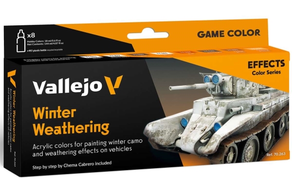Model Color-set Winter Weathering av Chema cabrero | Hobby - Färg vattenbaserad - Vädringseffekter | GameStuff