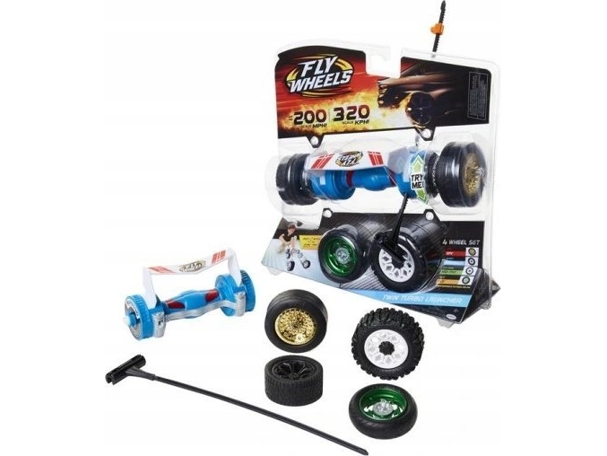 Jakks Pacific: 4 Reifen + Turbo-Startsystem, Blau - Für Jungen