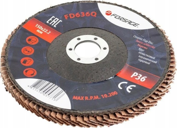 Forsage Schleifscheibe Lamellen 150X22,2 Mm P36