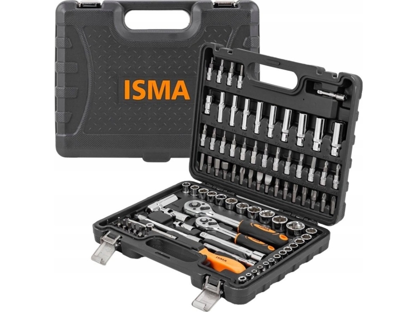 Werkzeugsatz Isma 94-Tlg. 1/4" Und 3/8" (Sechskant) (4-22 Mm)