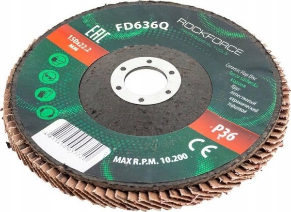 Rockforce Schleifscheibe Lamellen 150 X 22,2 Mm P36