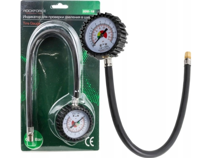Rockforce Dæktryksindikator (0-12 Bar)