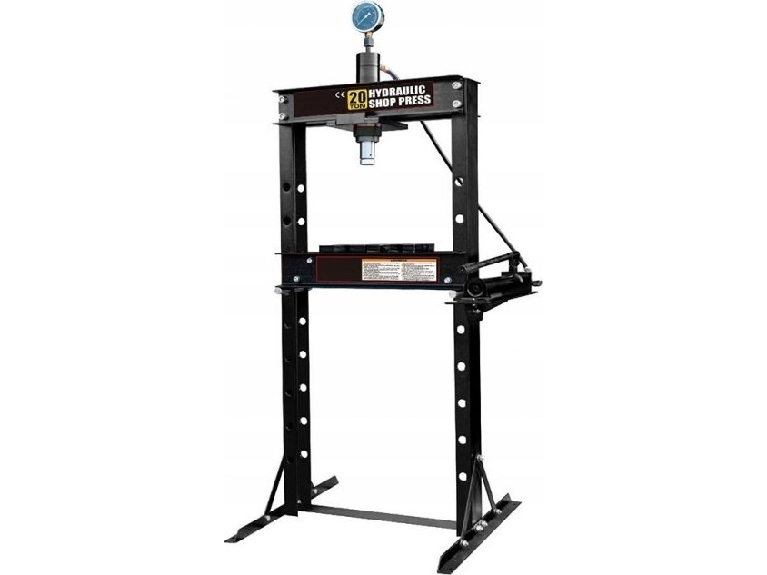 Rockforce hydraulisk presse 20t med manometer
