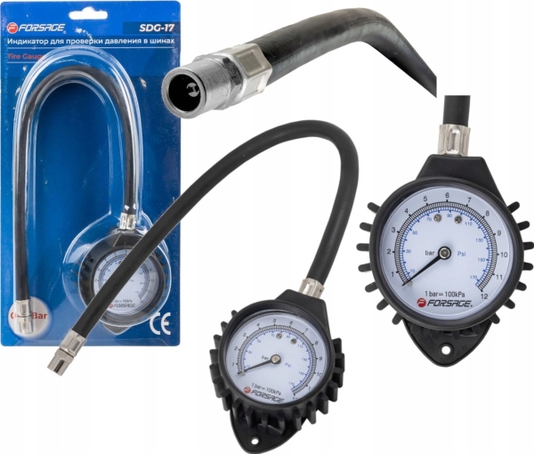 Forsage Dæktryksindikator (0-12 Bar)