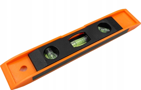 Isma Wasserwaage Aus Pvc Mit Magnet, 3 Libellen, 225 Mm