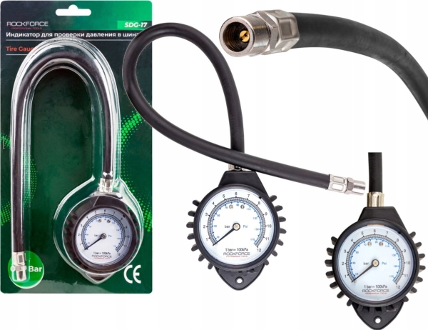 Rockforce Dæktryksindikator (0-12 Bar)