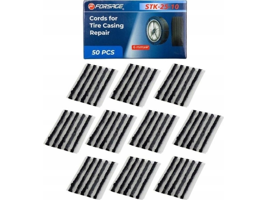 Forsage Däckreparationslinor, 50 st. | Cykling - Hjul, däck och slangar - Lappväxel | GameStuff