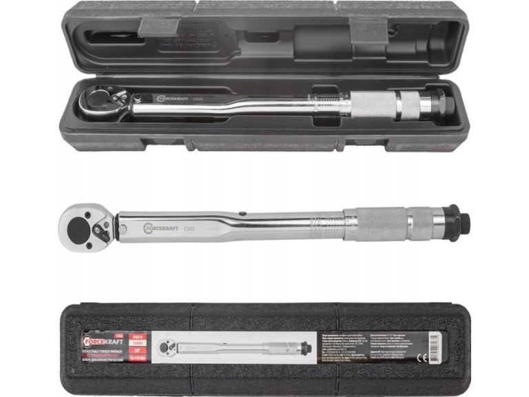 Forcekraft Momentnøgle 19-110 Nm, 3/8"