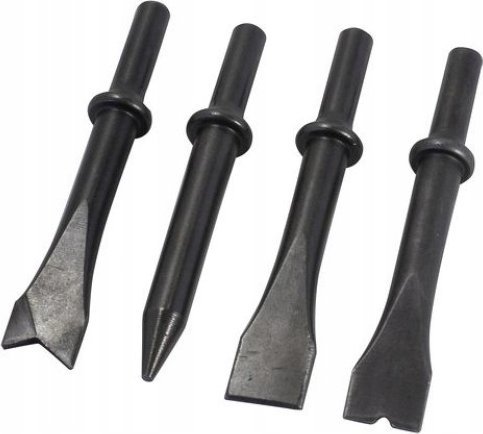 Rockforce Pneumatiska hammarmejslar 4 st. mejslar | Elverktyg - Prof. Elverktyg 230V - Bilningshammare | GameStuff