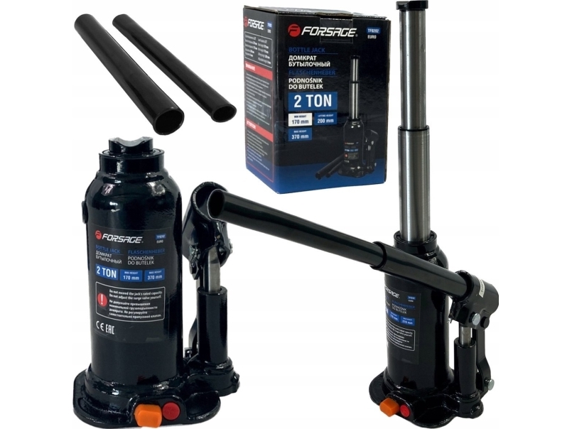Hydraulisk domkraft PODNOSNIK SLUPKOWY 2 TLOKI HYDRAULICZNY 2T | Bilvård & Biltillbehör - Garage utrustning - Lyftverktyg | GameStuff