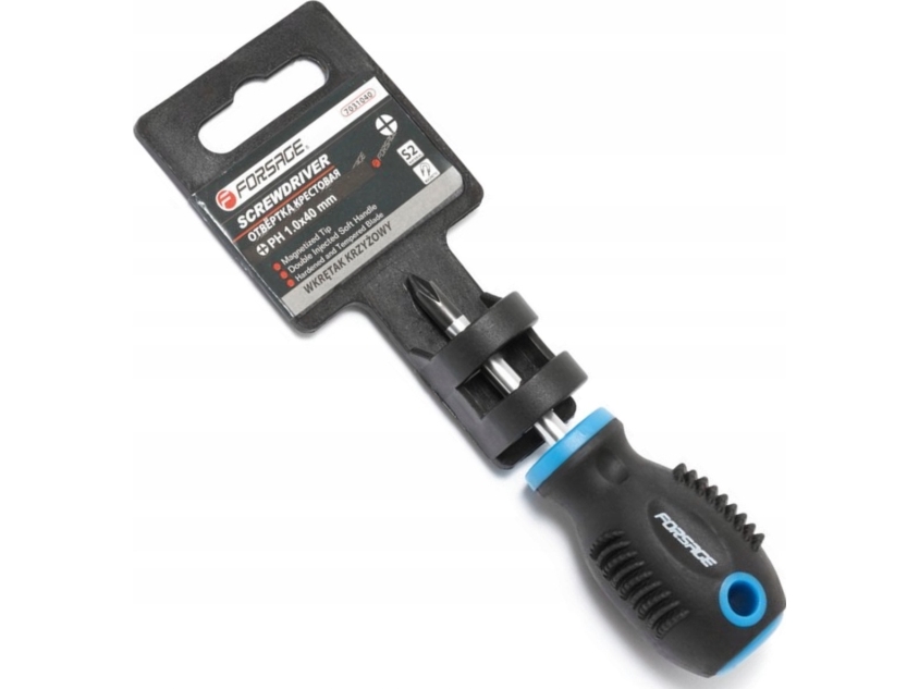 Forsage Krydsskruetrækker Magnetisk "Profi" S2 Ph1.0X40 Mm