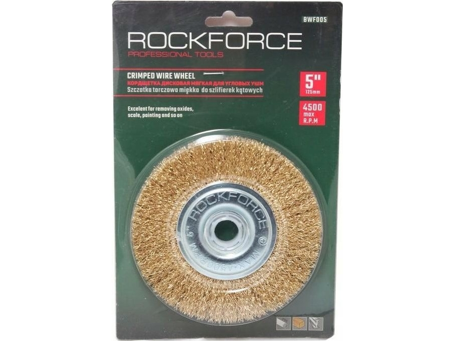 Rockforce Skærekop-Børste Skive, Blød Til Vinkelsliber 125 Mm