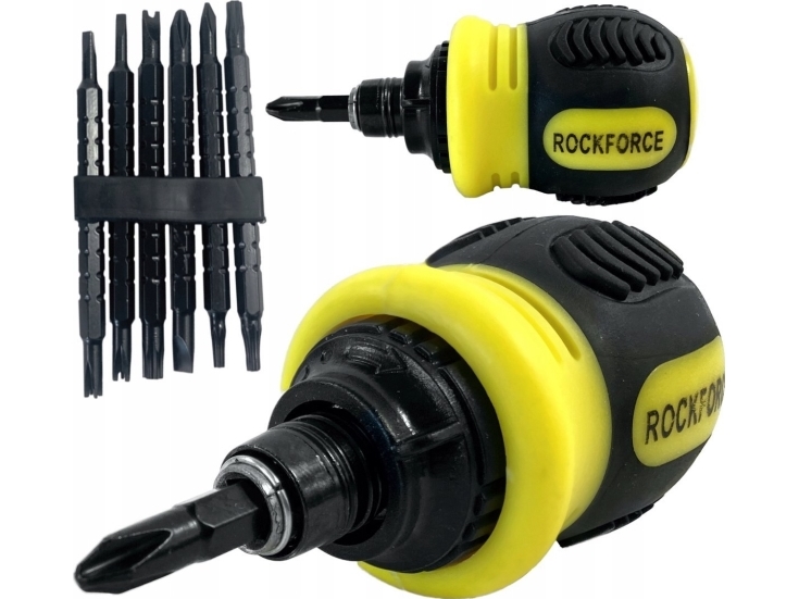 Rockforce Schraubendreher Beidseitig Im Set Mit Bits
