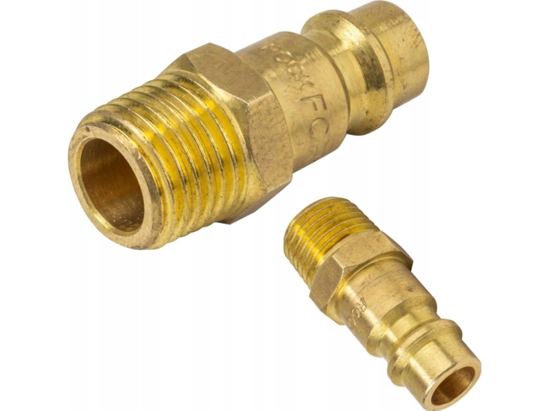 Rockforce Hurtig Kobling Til Udvendigt Gevind 1/4" Med Plastgreb