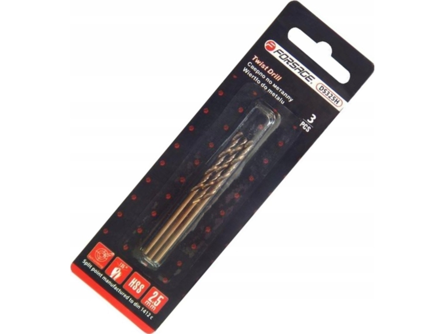 Wiertlo Forsage borrsats 1,5 mm 3 st för metall | Elverktyg - Tillbehör - Diverse Borr | GameStuff