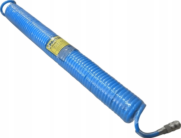 Partner Polyurethan-Spiralschlauch 8 Mm X 15 M Mit Schnellkupplungen 1/4" (Max. 15 Bar)