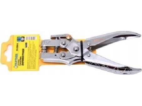 Partner 2in1 øjestans + tang 150 mm, med plasthåndtag