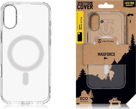 Tactical Magforce Cover For Apple Iphone 16 Plus Transparent Standard