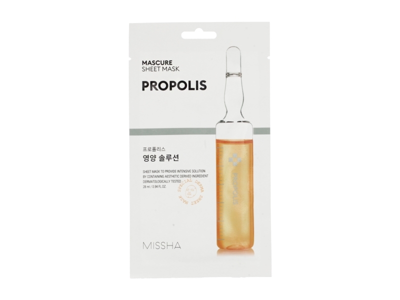 Missha Mascure Nutrition Solution Sheet Mask Propolis 28 Ml