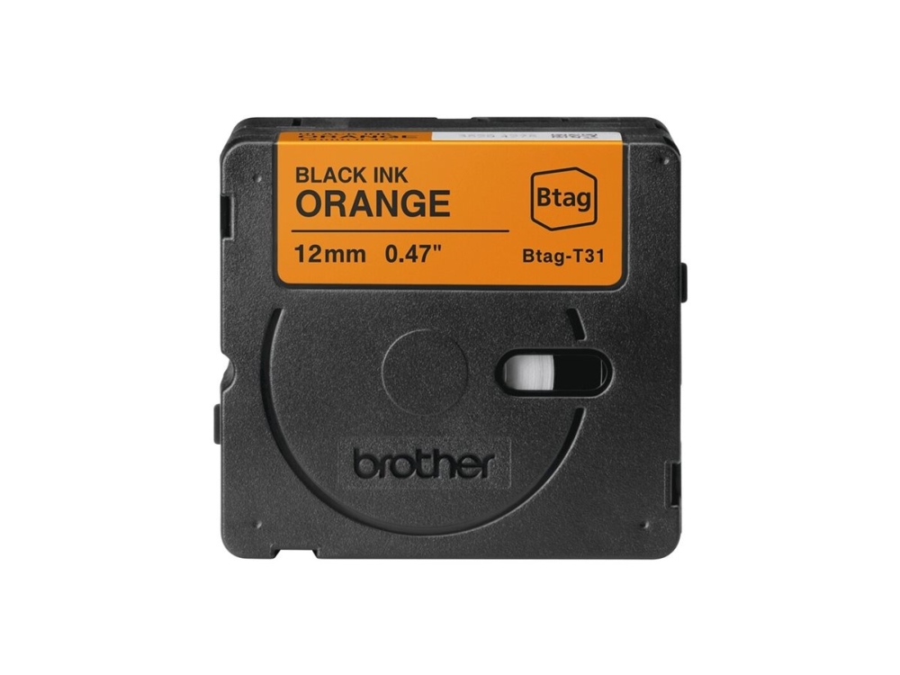 Brother Btag-T31, Schwarz Auf Orange, Philippinen, 5 Jahr(E), Brother, P-Touch Pt-N10, Pt-N20, Pt-N25bt, 1,2 Cm