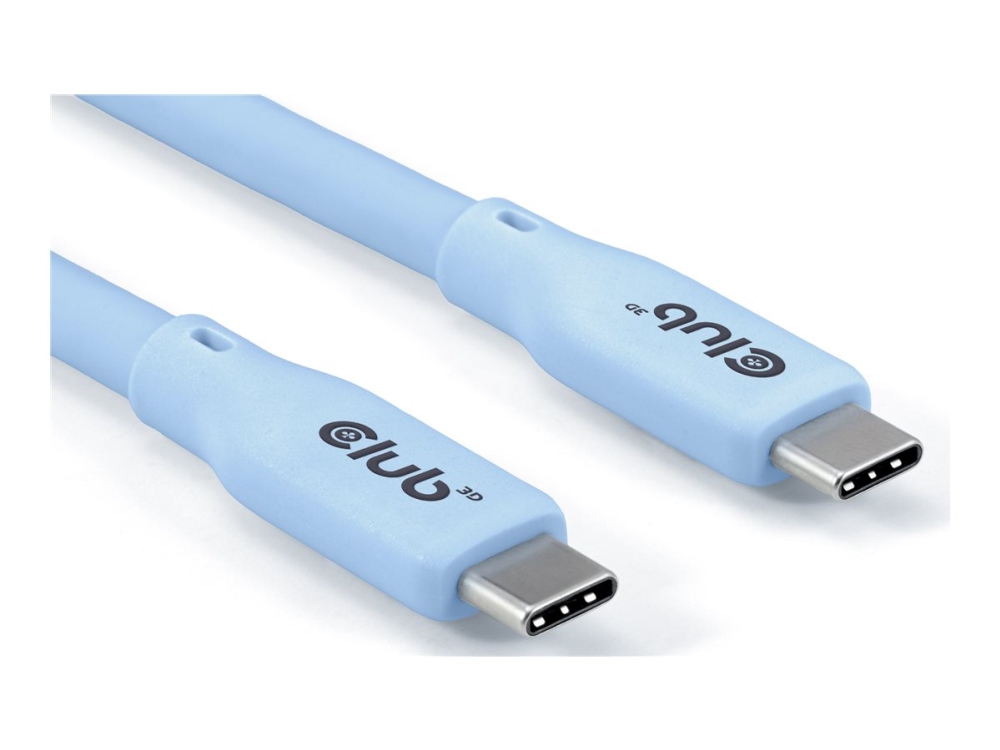 Club3d Cac-3003, 2 M, Usb C, Usb C, Usb4 Gen 2X2, 20 Gbit/S, Blau