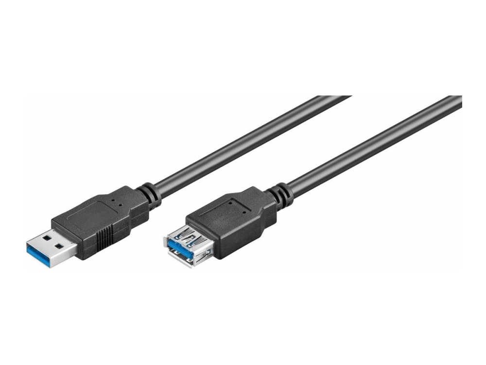 Microconnect - Usb Forlængerkabel - Usb Type A (Hun) Til Usb Type A (Han) - Usb 3.0 - 50 Cm - Sort