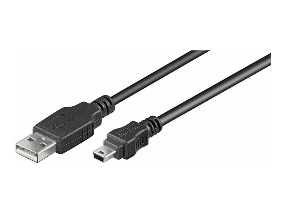 MicroConnect - USB-kabel - USB (han) til mini-USB type B (han) - USB 2.0 - 10 m - sort