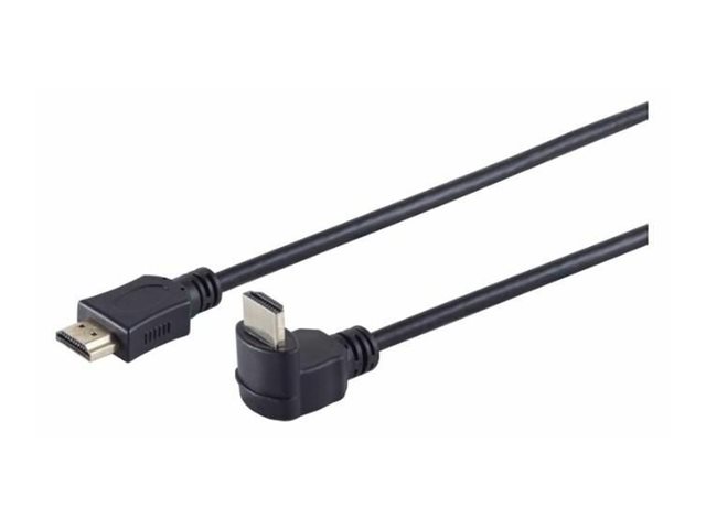 Microconnect High Speed Hdmi With Ethernet - Hdmi-Kabel Med Ethernet - Hdmi Han Til Hdmi Han - 2 M - 270° Stikforbindelse