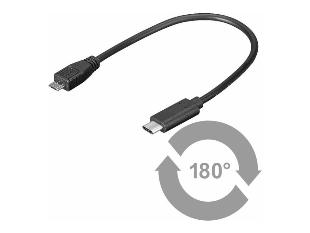Microconnect - Usb-Kabel - 24 Pin Usb-C (Han) Til Usb Type B (Han) - Usb 3.1 - 20 Cm