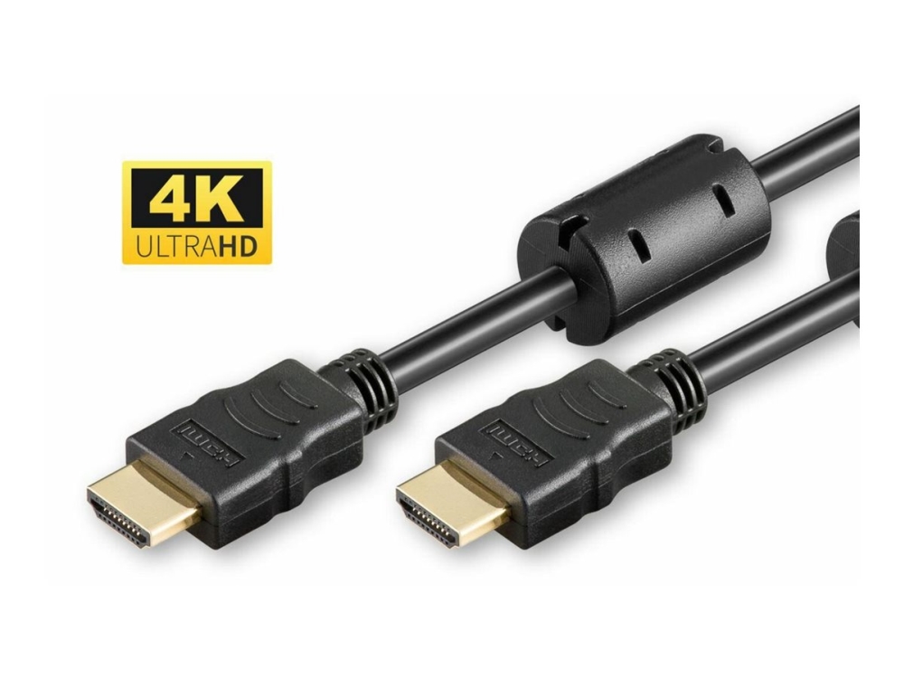 Microconnect High Speed Hdmi With Ethernet - Hdmi-Kabel Med Ethernet - Hdmi Han Til Hdmi Han - 2 M