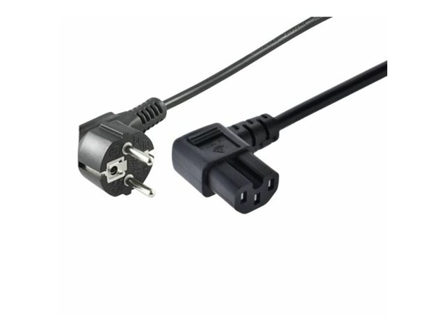 Microconnect - Stromkabel - Strom Cee 7/7 (Männlich) Gewinkelt Auf Iec 60320 C15 Gewinkelt - 250 V - 10 A - 2 M - Schwarz
