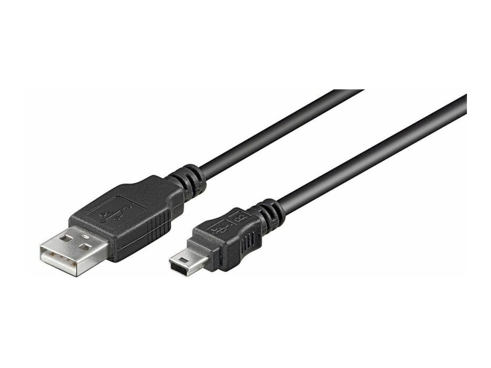 Microconnect 3M Usb A - Mini B M/M, 3 M, Usb A, Mini-Usb B, Usb 2.0, Männlich/Männlich, Schwarz