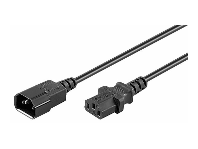 Microconnect C13/C14, 10 M, 10 M, C13-Koppler, C14-Koppler, H05vv-F3g, 230 V, 10 A