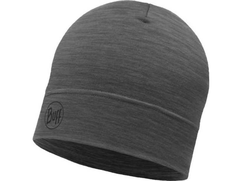 Buff Merino Lightweight Beanie Solid Grey Onesize Kasket Standard