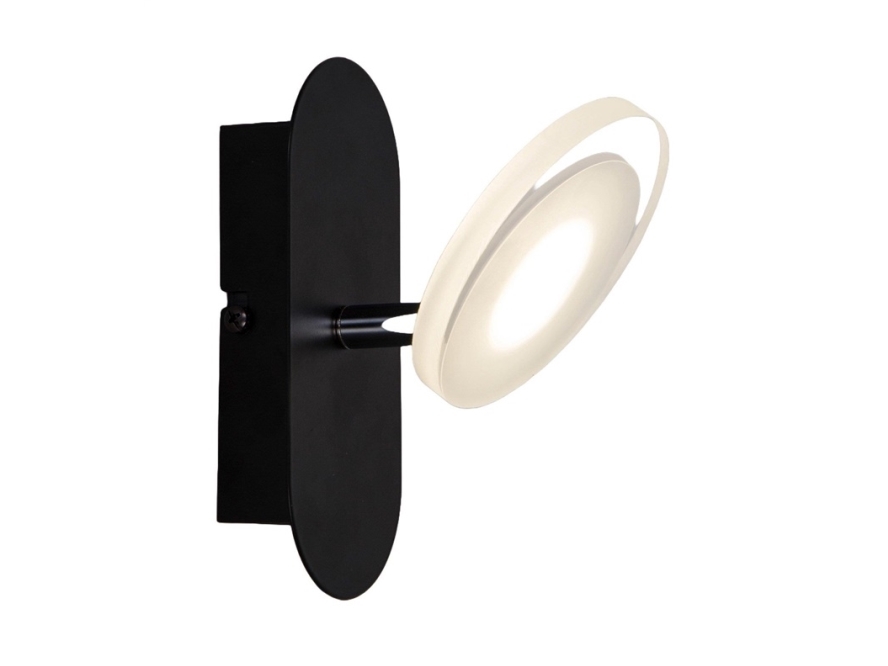 Domoletti Spot Led Light Plate 4w 3000k Black