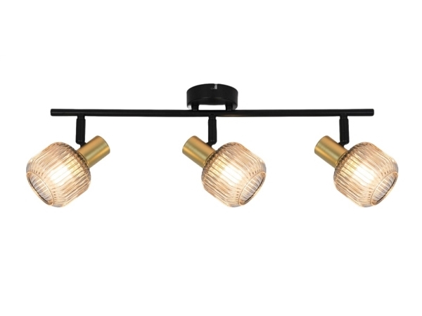Domoletti Spot Light Shadow 3xe14 Black/gold