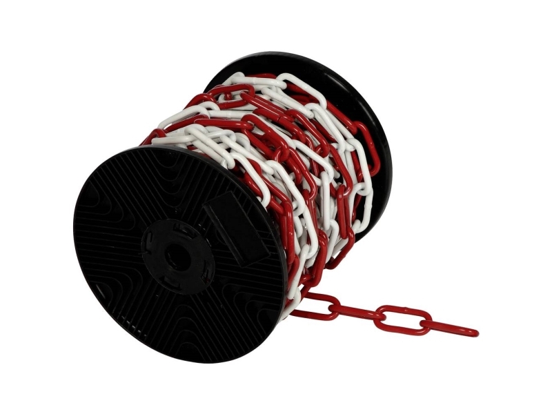 Swg Hox 68012896675 Absperrkette Rot-Weiß Stahl Verzinkt 15 M