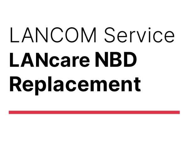 LANCOM LANcare NBD Replacement XXL – serviceudvidelse – udvidet hardwareudskiftning – 1 år – responstid: næste arbejdsdag – til LANCOM YS-7154CF