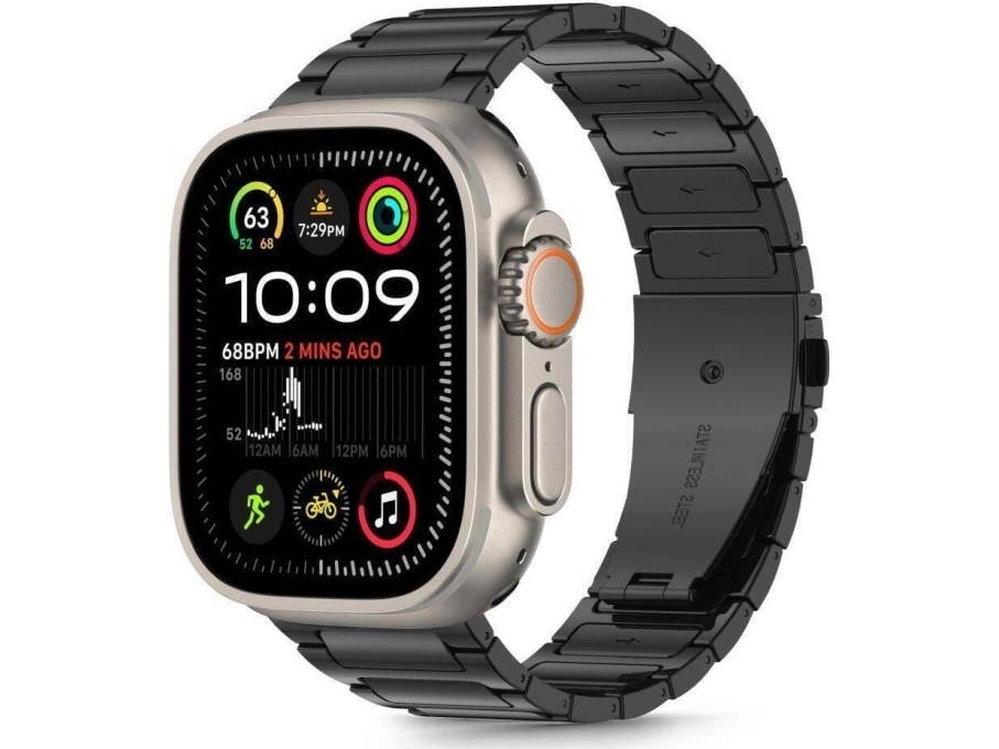 Tech-Protect Pasek Do Apple Watch 6 / 7 / 8 / 9 / 10 / Se / Ultra 1 / 2 (44 / 45 / 46 / 49 Mm) Tech-Protect Stainless Classic Czarne