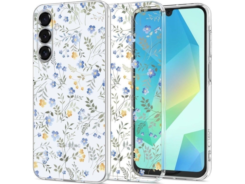 Tech-Protect Etui Samsung Galaxy A16 Tech-Protect Flexair+ Spring Flowers