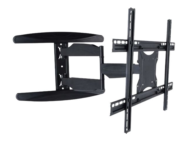 Techly - Montagesatz (Vollbewegliche Wandhalterung) - Für Flachbildschirme - Schwarz - Bildschirmgröße: 40"-65" - Wandmontierbar