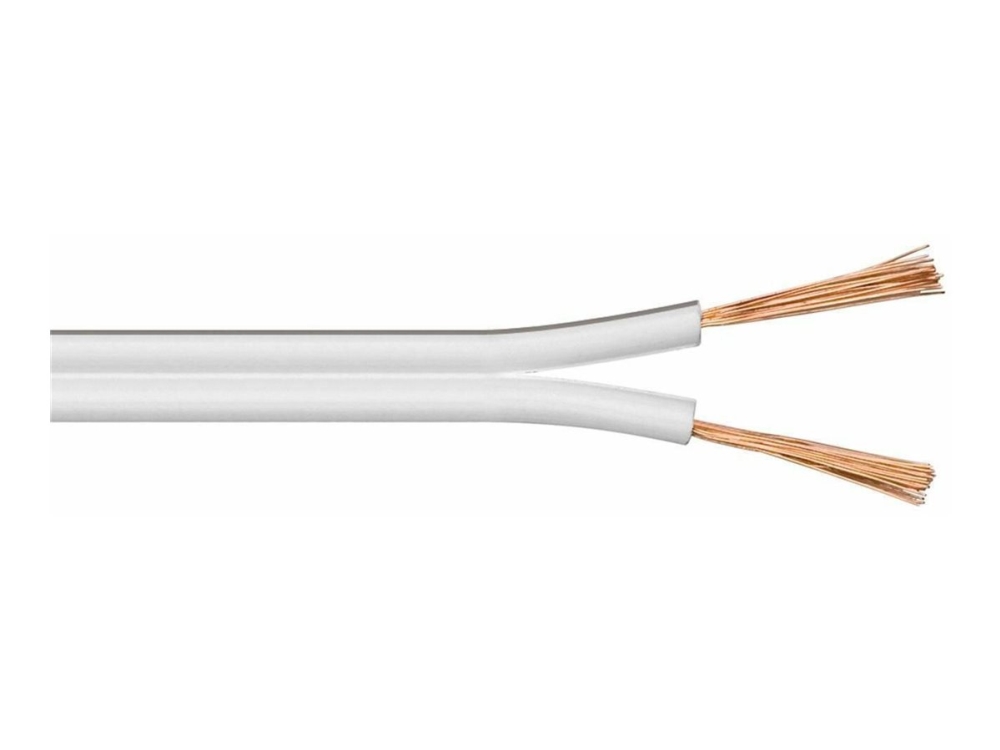 Microconnect - Bulkhøjttalerkabel - 0.75 Mm² - 100 M - Hvid