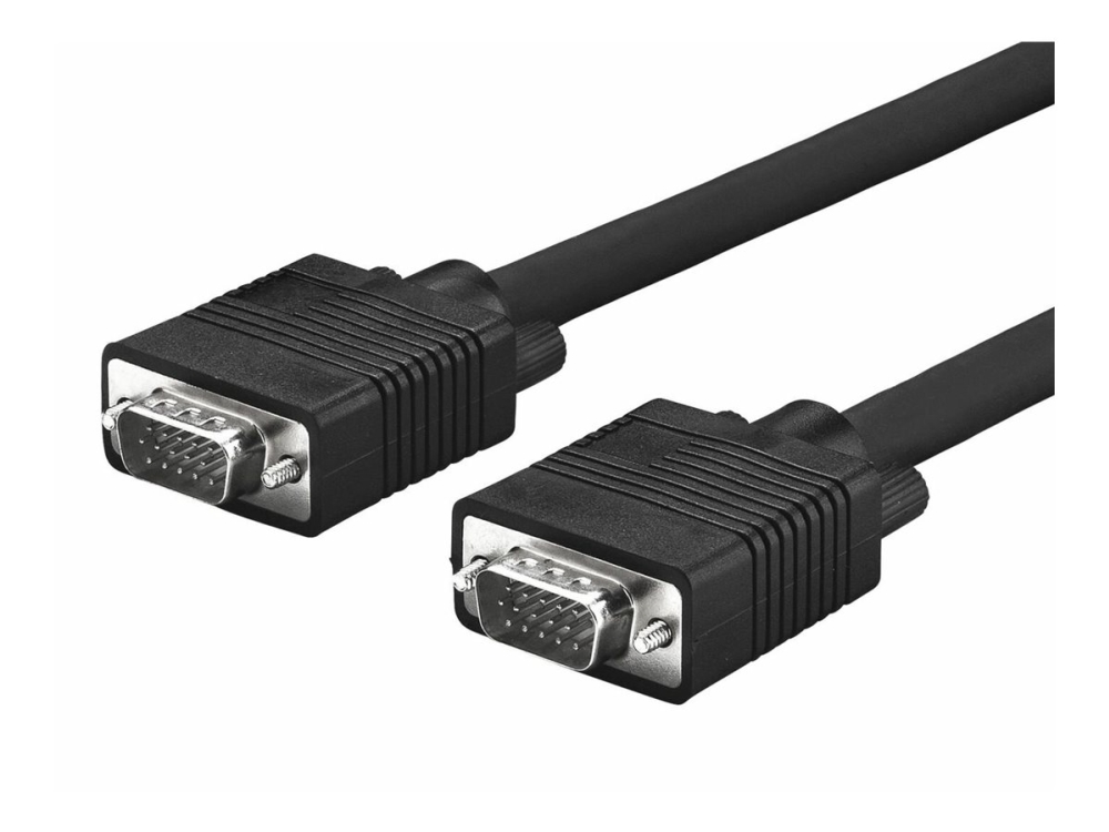 MicroConnect - VGA-kabel - HD-15 (VGA) (han) til HD-15 (VGA) (han) - 15 m - sort | Datortillbehör - Kablar & adaptrar - Bildkablar | GameStuff