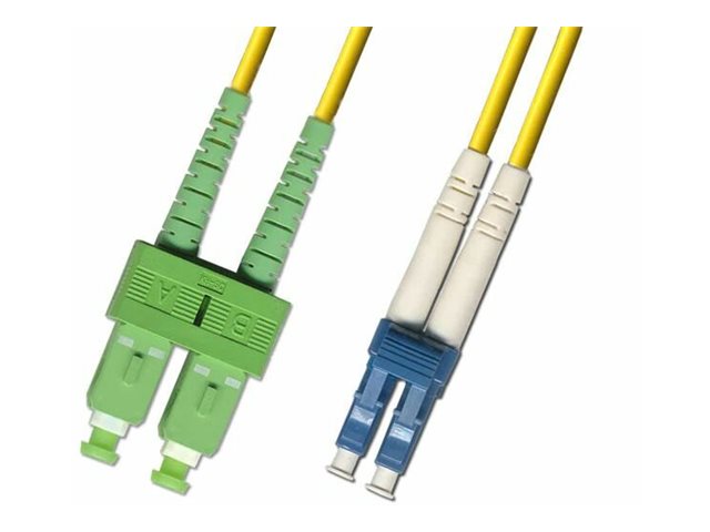 Microconnect - Netzwerkkabel - Sc/Apc Singlemode (Stecker) Auf Lc/Upc Singlemode (Stecker) - 5 M - Glasfaser - 9/125 Mikron - Os1 - Gelb