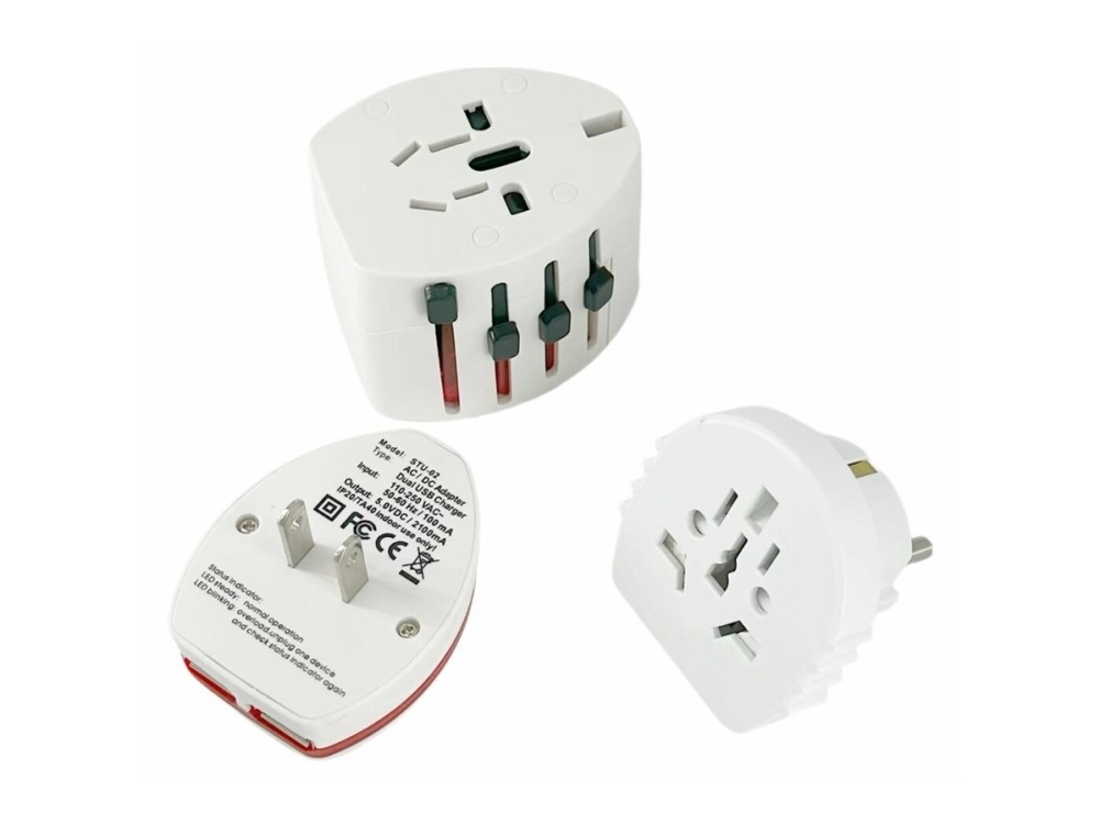 MicroConnect SKROSS - Adapter för effektkontakt - vit | Datortillbehör - Laddare & Batterier - Nätaggregat adaptrar | GameStuff