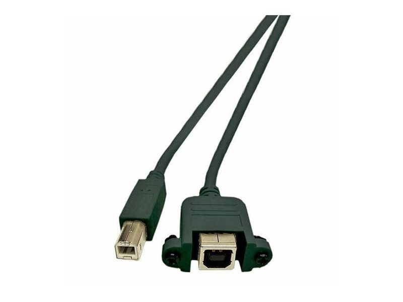 Microconnect - Usb Forlængerkabel - Usb Type B (Hun) Til Usb (Han) - Usb 2.0 - 1.8 M - Tommelskruer