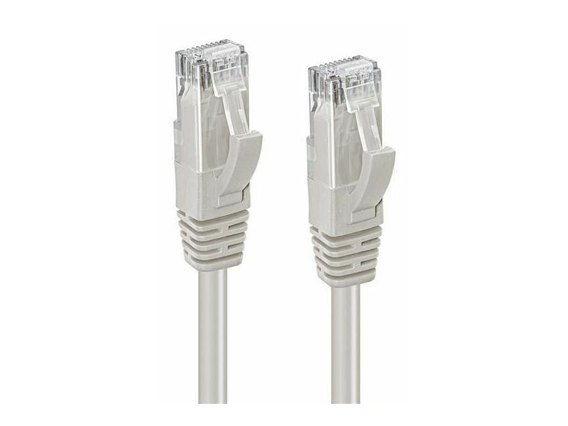 Microconnect - Netværkskabel - Rj-45 (Han) Til Rj-45 (Han) - 20 M - Utp - Cat 5E - Booted, Strenget - Grå